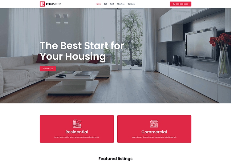 Real Estate template